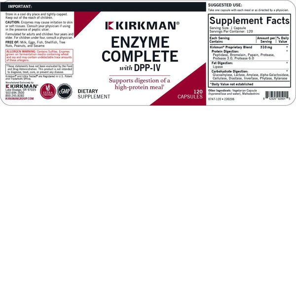 Enzym-Complete DPP-IV Formula 120 Capsules