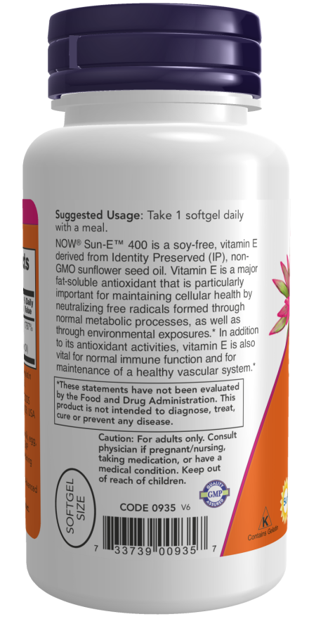 Vitamin E Sun-E 120 Capsules