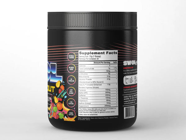 Swol Pre-Workout 300g – Fruit Punch