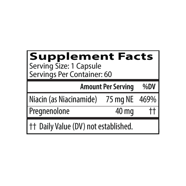 Pregnenolone Plus 60 Capsules