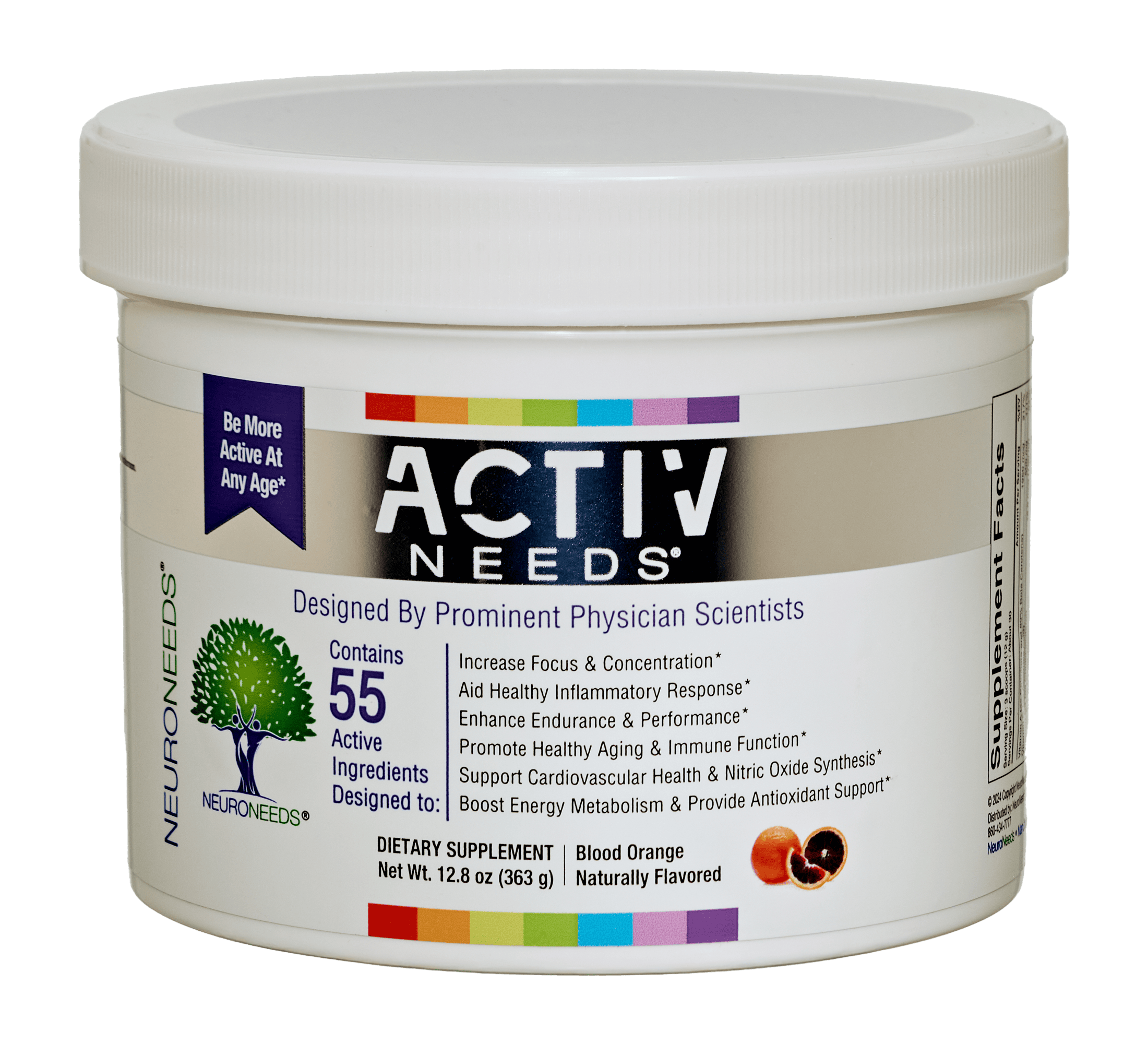 ActivNeeds 363g Powder Blood Orange
