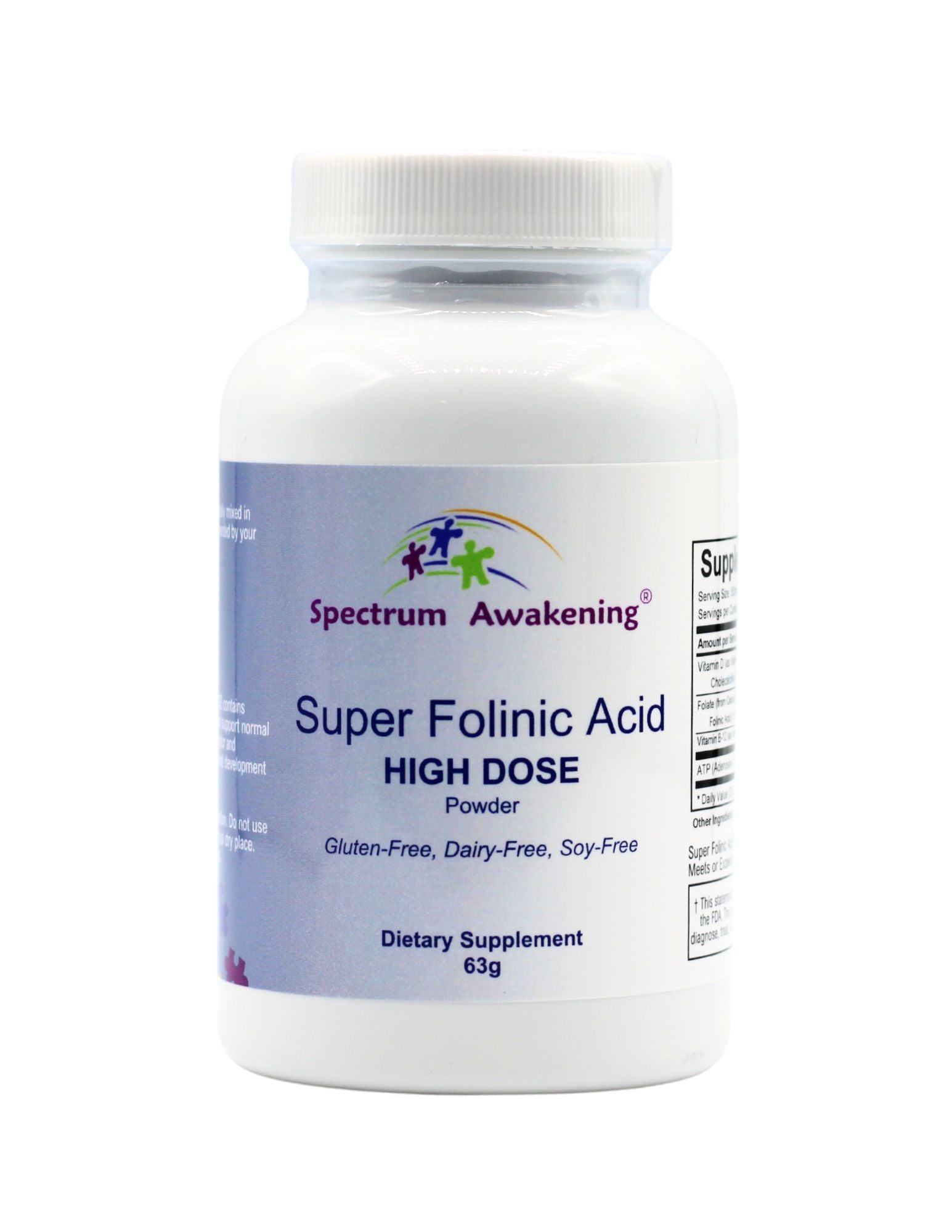 Super Folinic Acid (HIGH DOSE) 63g Powder