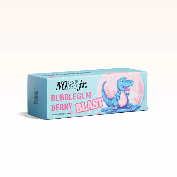 NoBS Jr. Flouride-Free Kids Toothpaste 3.4oz - Berry Bubblegum Blast