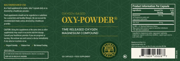 Oxypowder Colon Cleanser (GHC) 120 Capsules