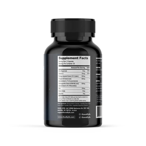 Swol Test 90 Capsules – Natural Testosterone Amplifier