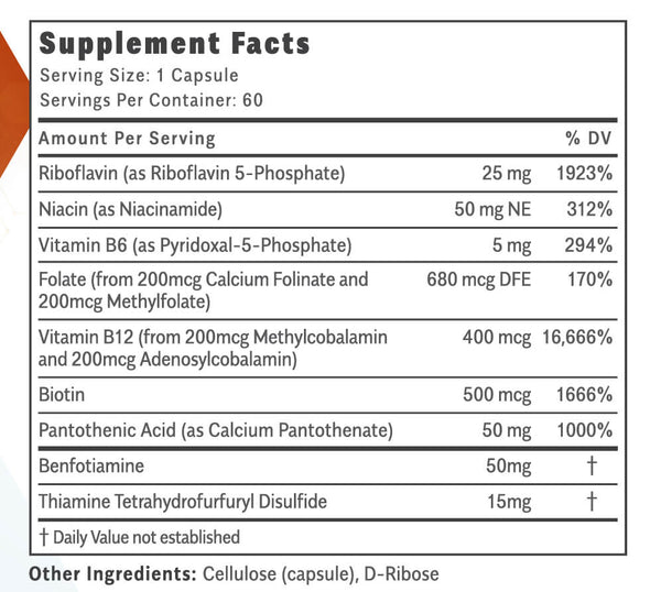 ThiActive B Methylated 60 Capsules