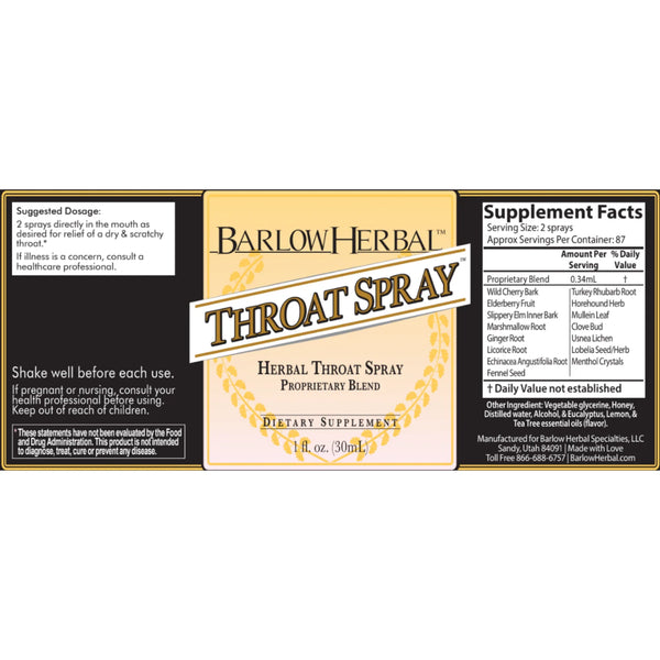 Throat Spray 1oz