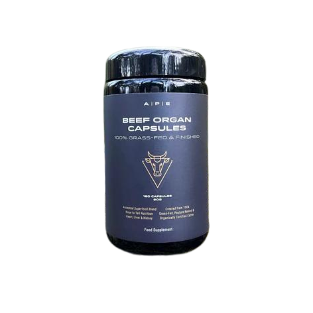 Beef Organs 180 Capsules (Grass-Fed)