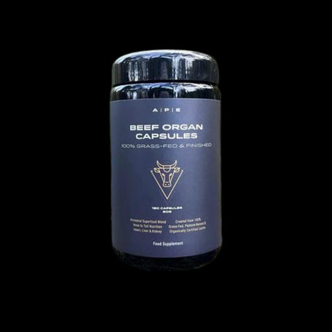 Beef Organs 180 Capsules (Grass-Fed)