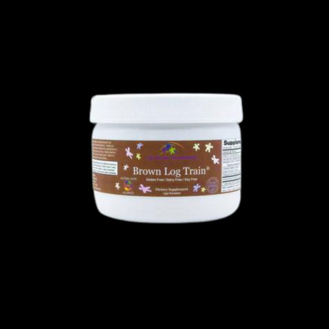 Brown Log Train 142g