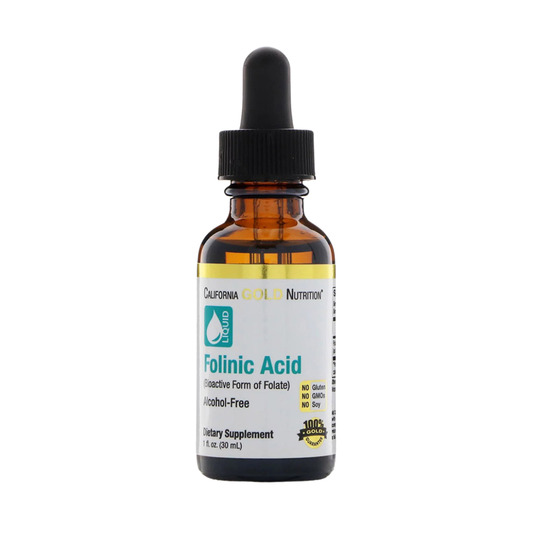 Folinic Acid 30mls (Alcohol Free) by California Gold Nutrition