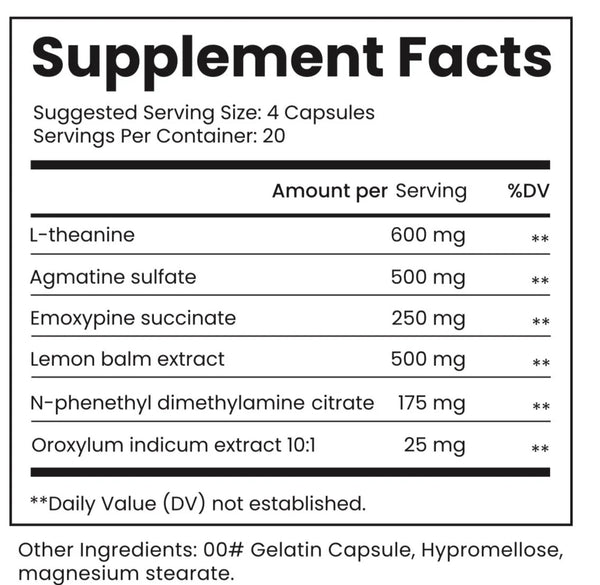 B4 Calm Focus - 80 Capsules