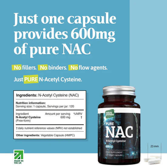 Pure NAC 120 Capsules