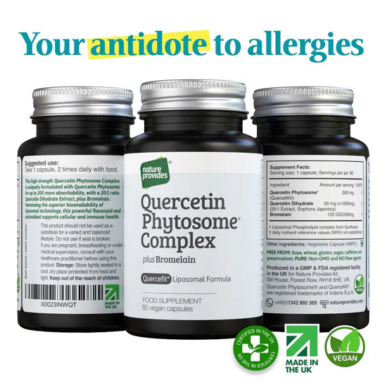 Quercetin Phytosome Complex 60 Capsules