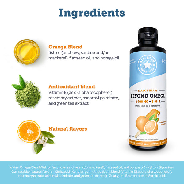 *10% OFF BBE 13th January 2026* Beyond Omega Liquid, Pharmaceutical Grade Fish Oil 454g
