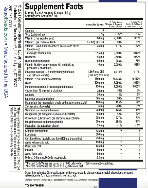 SpectrumNeeds 252g Berry Flavour