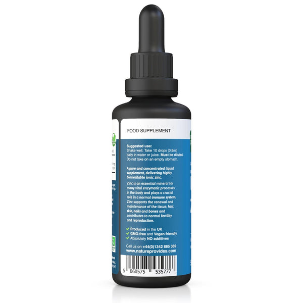 *25% OFF BBE 9th January 2026* Ultra Concentrated Liquid Ionic Zinc Sulphate (15mg/serving) 50ml