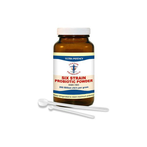6 strain Probiotic Powder 25grams by Custom Probiotics
