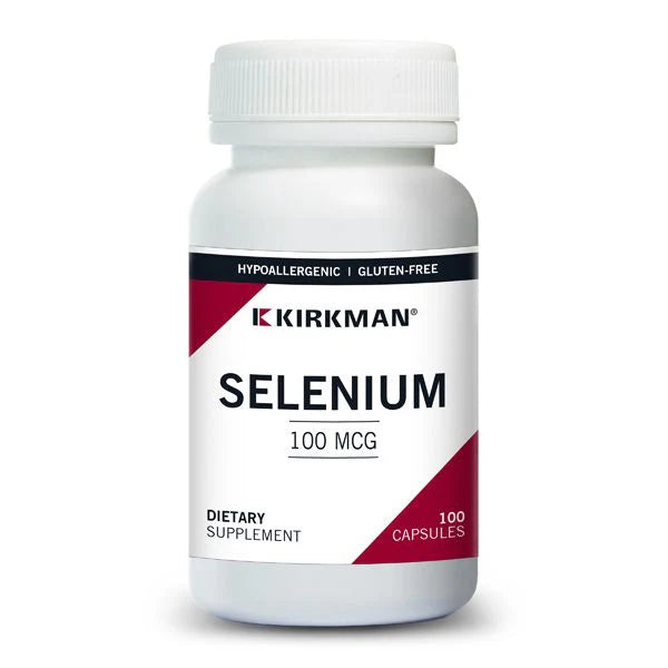 Selenium 100mcg 100 Capsules by Kirkman