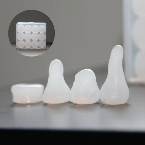 Silicone Ear Plugs - 12 Pieces