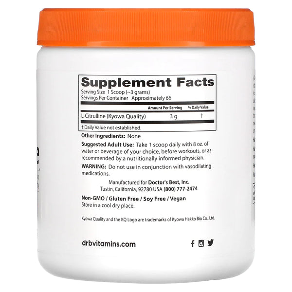 *25% OFF BBE 30th June 2025* L-Citrulline 200g Powder