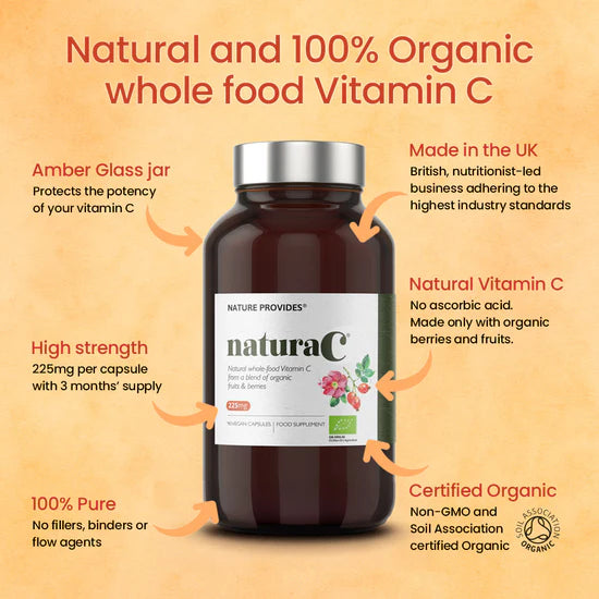 NaturaC 225mg 90 Capsules