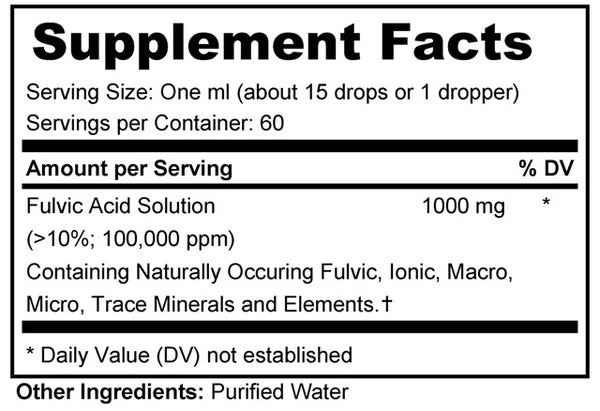 Fulvic Detox 60ml