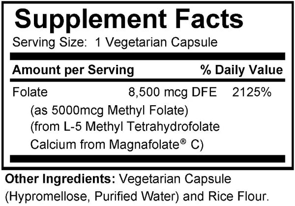 5-MTHF 5mg 60 Capsules