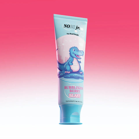 NoBS Jr. Flouride-Free Kids Toothpaste 3.4oz - Berry Bubblegum Blast