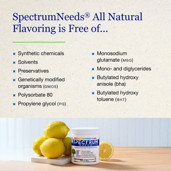 SpectrumNeeds Lemon Flavour