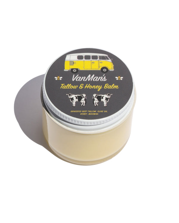 Tallow & Honey Balm (without Essential Oils) 2oz