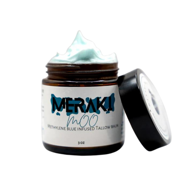 Meraki Moo Methylene Blue Infused Tallow Balm 3oz