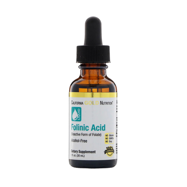 Folinic Acid 30mls (Alcohol Free) by California Gold Nutrition