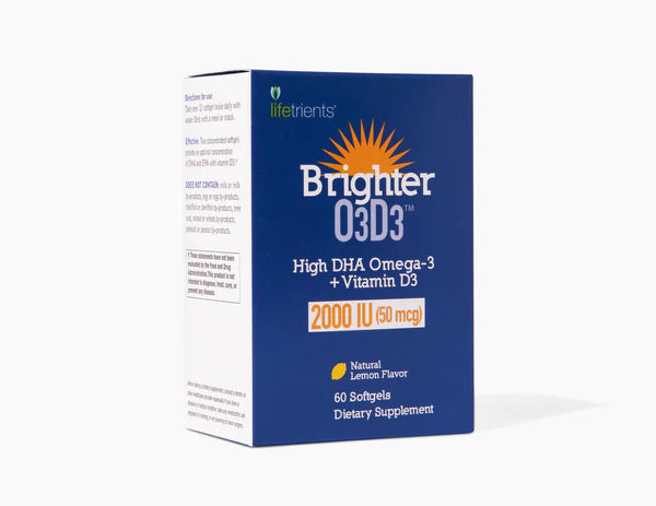 Brighter O3D3 2000IU, 60 Softgels