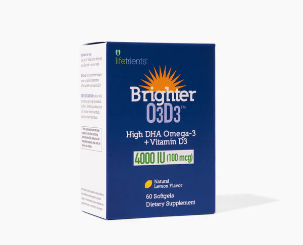 Brighter O3D3 4000IU, 60 Softgels