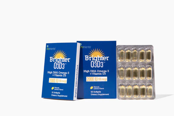 Brighter O3D3 2000IU, 60 Softgels