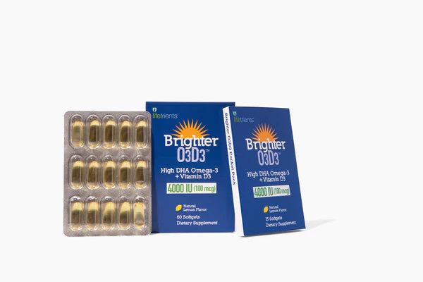 Brighter O3D3 4000IU, 60 Softgels