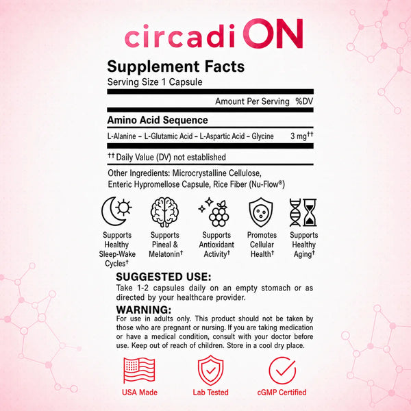 CircadiON 3mg 30 Capsules