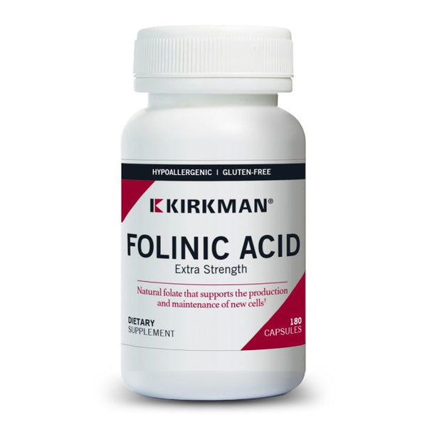 Folinic Acid 800mcg 180 Capsules by Kirkman