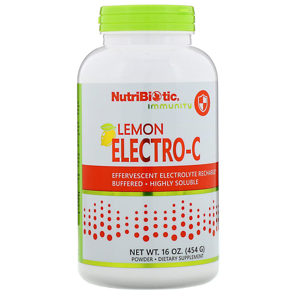 Electro-C Lemon Powder by Nutribiotic 16 oz (454 g)