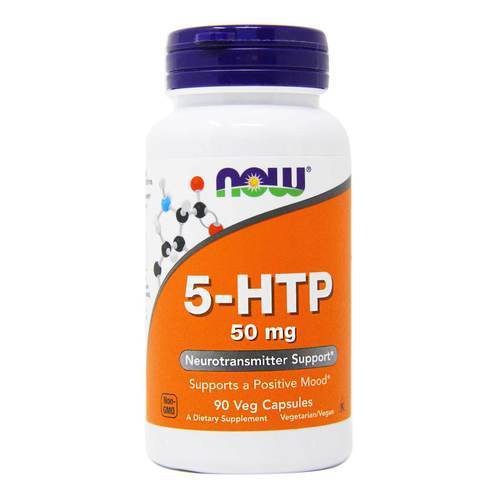 Image of Now Foods, 5-HTP, 50 mg, 90 Veg Capsules