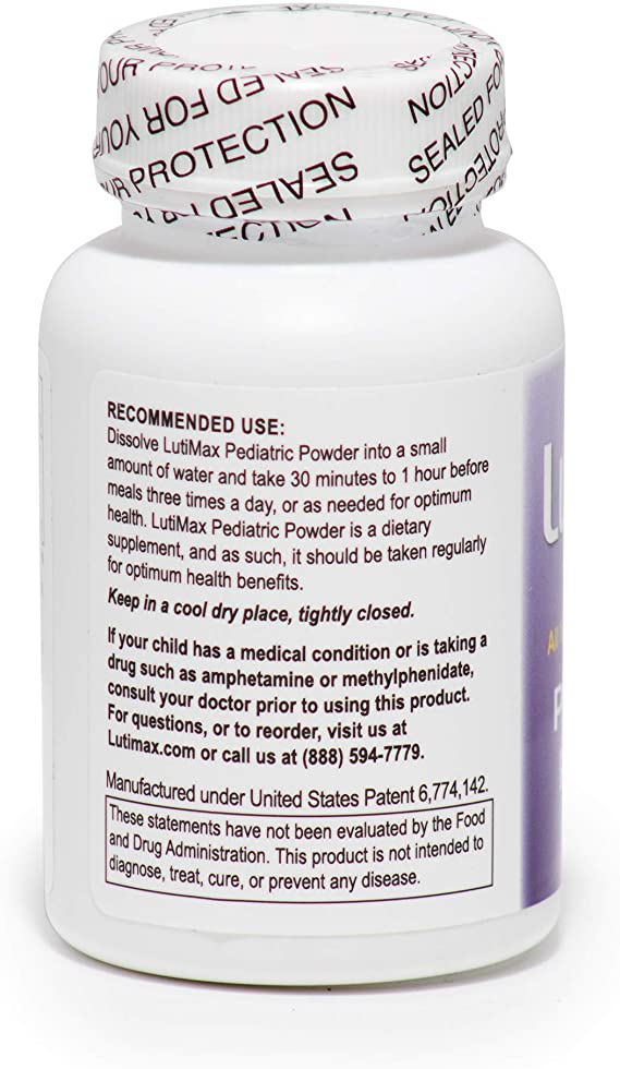 LutiMax Pediatric Luteolin Powder for Kids 30g by Dr. Tom Lahey