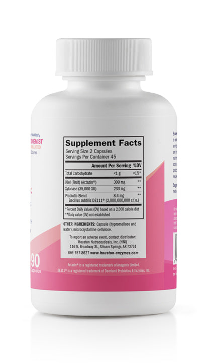 BioMuve (Probiotic + Digestive Enzymes) 90 Capsules by Houston Enzymes
