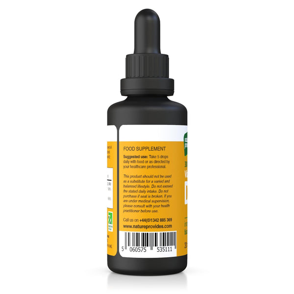 Vitamin D3 (3000IU) & K2 (MK-7) In Organic Black Seed Oil 30ml