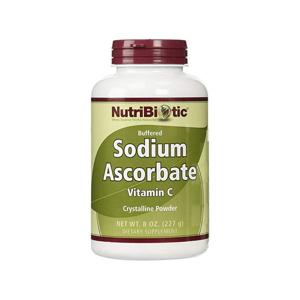 NutriBiotic sodium ascorbate dietary supplement 8oz crystalline powder