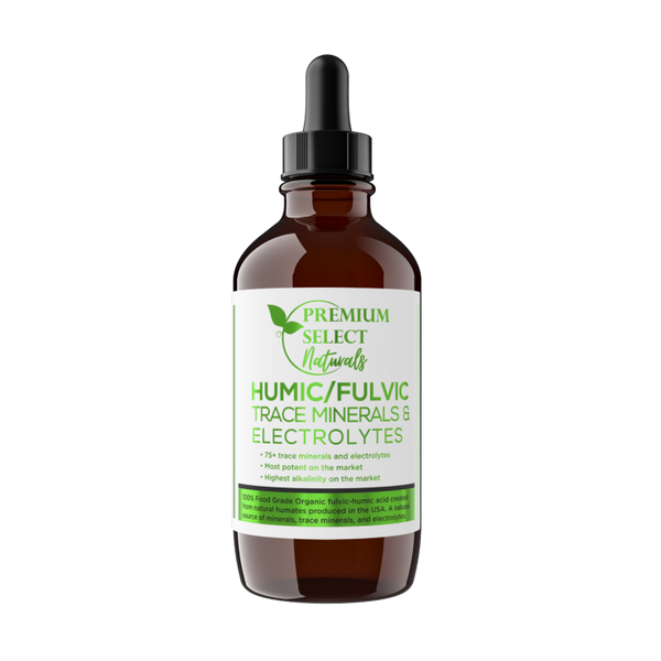 Humic-Fulvic Minerals & Electrolytes 120mls by Premium Select Naturals