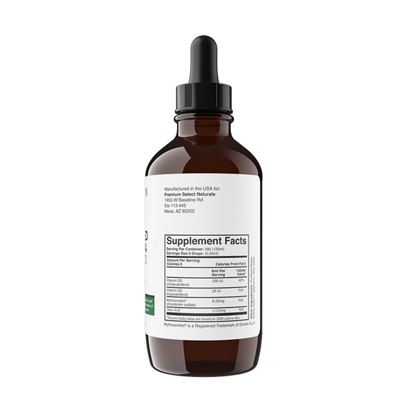 Advanced Vitamin D Formula (Chondroitin Sulphate) by Premium Select Naturals