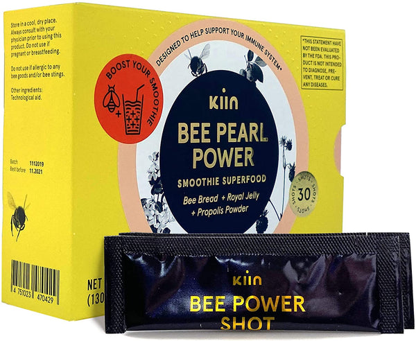 Bee Pearl Power - Smoothie Superfood, 30 Smoothie Shots by Kiin