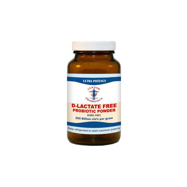 D-Lactate Free Powder 50 grams by Custom Probiotics