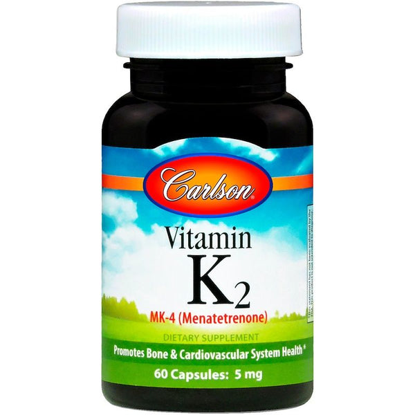 IMAGE Vitamin K2 5mg 60 Capsules by Carlson labs